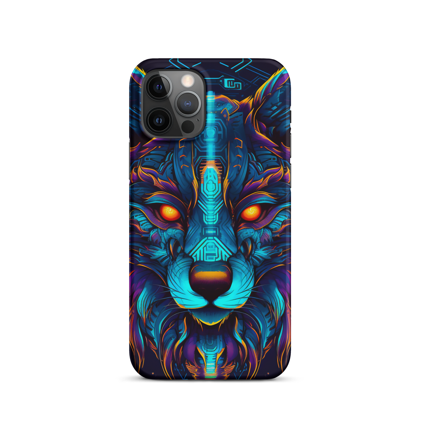 Neon Genesis: Luminescent Lupine | Snap case for iPhone®